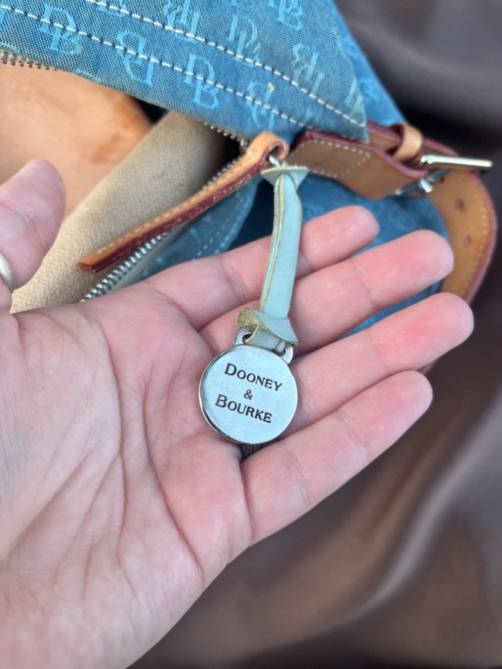 Dooney & Bourke denim purse - Picture 2 of 5
